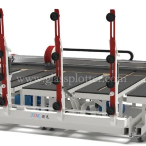 Glass loading and cutting machine