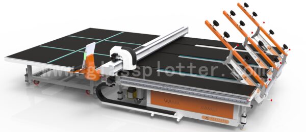 Glass loading and cutting machine