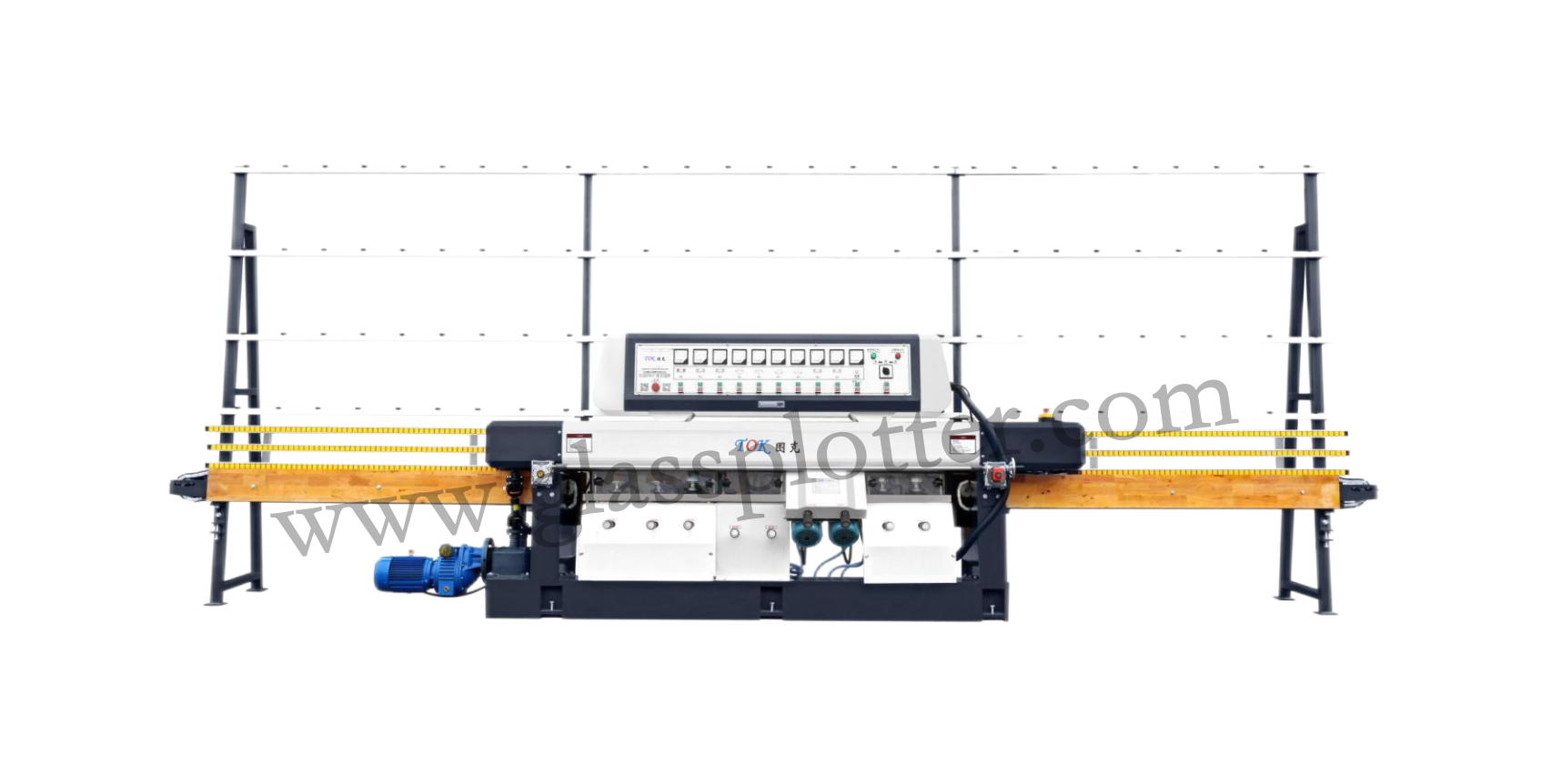 Glass edging machine